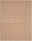 8' X 10' Brown Geometric Area Rug