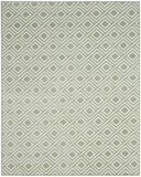 8' X 10' Green Geometric Area Rug