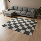 8' X 10' Gray Geometric Area Rug
