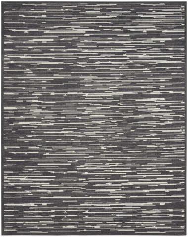 8' X 10' Gray Geometric Area Rug