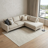 8' X 10' Ivory Geometric Area Rug