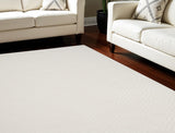 8' X 10' Ivory Geometric Area Rug