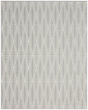 8' X 10' Gray Geometric Area Rug