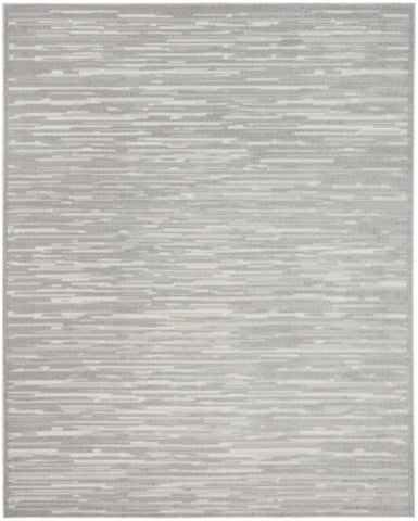 8' X 10' Gray Geometric Area Rug