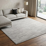 8' X 10' Gray Geometric Area Rug