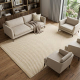 8' X 10' Tan Geometric Area Rug