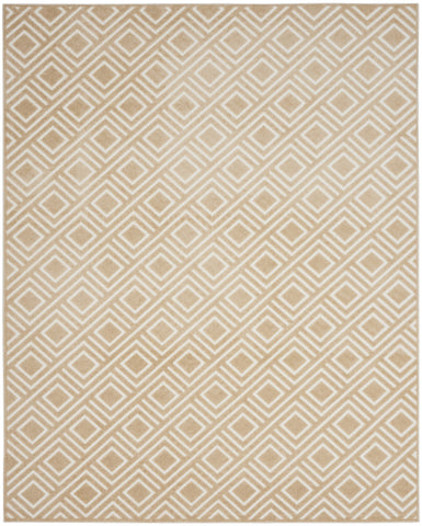 8' X 10' Tan Geometric Area Rug