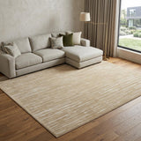 8' X 10' Tan Geometric Area Rug