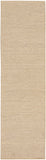 10' Beige Jute Hand Woven Runner Rug
