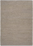 4' X 6' Gray Jute Hand Woven Area Rug