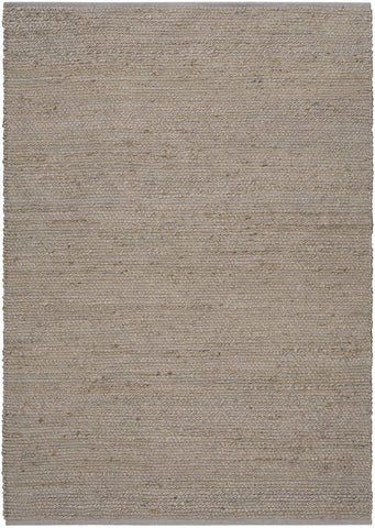 4' X 6' Gray Jute Hand Woven Area Rug