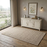 4' X 6' Gray Jute Hand Woven Area Rug