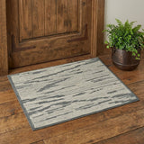 2' X 3' Dark Gray And Ivory Wool Abstract Hand Hooked Area Rug