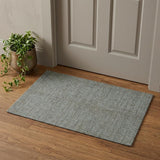 2' X 3' Light Blue And Gray Wool Abstract Hand Tufted Area Rug