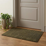 2' X 3' Brown Wool Hand Woven Area Rug
