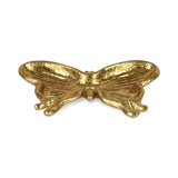 6" Gold Cast Iron Butterfly Handmade Trinket Tray