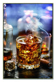 On the Rocks Gold Framed Wall Art