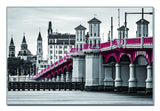 Bridge of Lions Silver Framed Wall Art