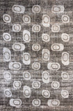 5' X 8' Brown and Beige Abstract Area Rug