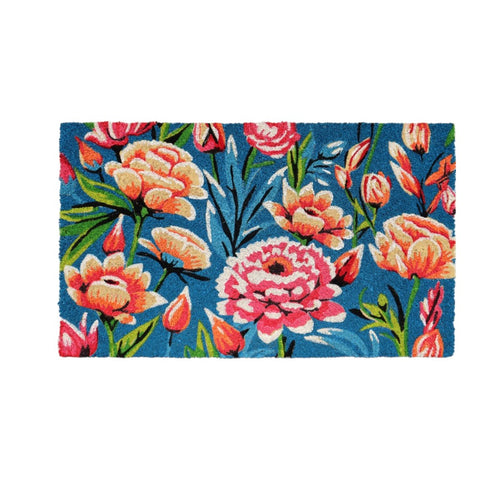 5' X 8' Blue Hand Woven Area Rug