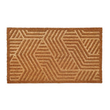 8' X 10' Orange And Ivory Floral Washable Indoor Outdoor Area Rug