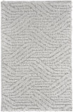 2' X 3' Gray Abstract Power Loom Area Rug