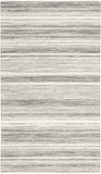 2' X 4' Gray Abstract Non Skid Area Rug