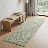 6' Ivory Geometric Runner Rug