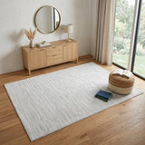 4' X 6' Gray Geometric Area Rug
