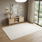 4' X 6' Ivory Geometric Area Rug