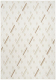 4' X 6' Ivory Geometric Area Rug