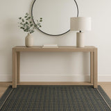 4' X 6' Gray Black And Taupe Geometric Area Rug