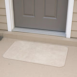 6' Ivory Abstract Runner Rug