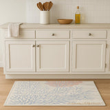 8' Ivory Power Loom Runner Rug