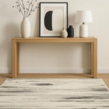 4' X 6' Gray Abstract Area Rug