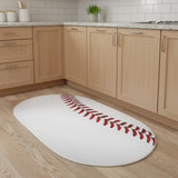 5' White Flatweave Round Rug