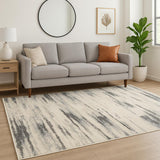 5' X 7' Gray Abstract Area Rug
