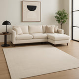 8' X 10' Ivory Geometric Area Rug