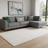 8' X 10' Ivory Geometric Area Rug