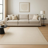 8' X 10' Beige Geometric Area Rug