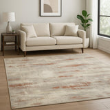 5' X 7' Gray Abstract Area Rug