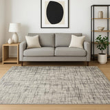 5' X 7' Gray Abstract Area Rug
