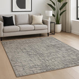 6' X 9' Gray Abstract Area Rug