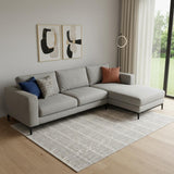 6' X 9' Gray Abstract Area Rug