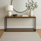 4' X 6' Gray Geometric Power Loom Area Rug