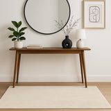 4' X 6' Beige Non Skid Area Rug