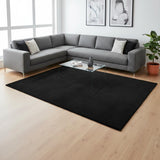 8' X 10' Black Non Skid Area Rug