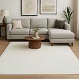8' X 10' White Non Skid Area Rug