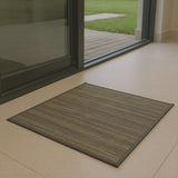 6' Green Abstract Runner Rug