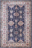 2' X 3' Blue Oriental Distressed Non Skid Area Rug